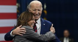 Kamala attempts to bury the hatchet with the Bidens… via X