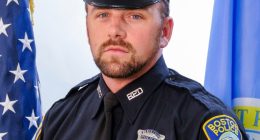 Portrait of Boston Police Officer John O'Keefe.