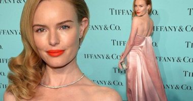 Kate Bosworth opts for simple strapless pink gown at Tiffany launch