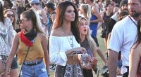 Kendall Jenner gets in touch with her inner hippie at Coachella