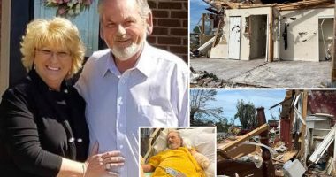Kentucky couple each lose an arm while clinging to each other when devastating 170 mph tornado tears them apart