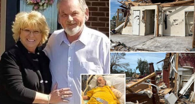 Kentucky couple each lose an arm while clinging to each other when devastating 170 mph tornado tears them apart