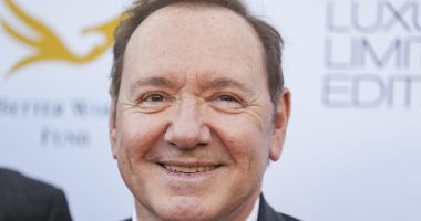 Kevin Spacey returns to the spotlight to receive award