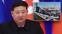 Kim Jong Un left fuming after North Korea’s new destroyer damaged in failed launch