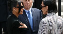 Kim Kardashian arrives at Paris court with diamond jewellery