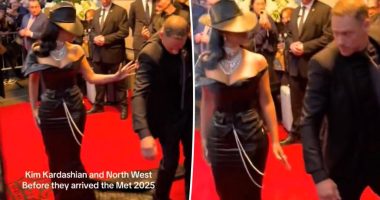 Kim Kardashian snaps at security guard for stepping on 2025 Met Gala dress