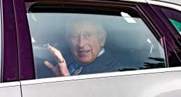 King Charles seen for the first time since Prince Harry's interview
