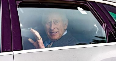 King Charles seen for the first time since Prince Harry's interview