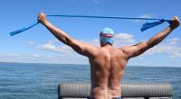 Lewis Pugh becomes 1st swimmer to circumnavigate Martha's Vineyard ahead of 'Jaws' 50th anniversary; shark migration season begins