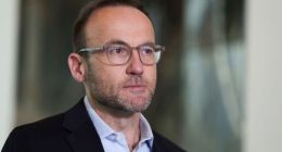 Greens leader Adam Bandt, during a press conference at Parliament House in Canberra on Thursday 27 March 2025. fedpol Photo: Alex Ellinghausen
