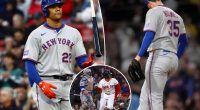 Listless Mets bats fall flat against Red Sox in third straight loss