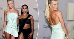 Livvy Dunne, Jordan Chiles stun at SI Swim red carpet