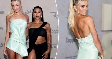 Livvy Dunne, Jordan Chiles stun at SI Swim red carpet
