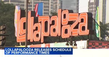 Lolla lineup 2025: Lollapalooza announces performance times for 4 days of music artists in Grant Park, downtown Chicago