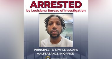 Louisiana jail worker arrested for allegedly helping 10 inmates escape Orleans Parish facility