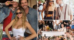 MGM Grand's Palm Tree Beach Club opening: Sydney Sweeney, MGK, more