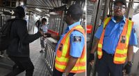 MTA subway guards are holding doors open for fare beaters, sleeping on the job