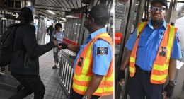 MTA subway guards are holding doors open for fare beaters, sleeping on the job