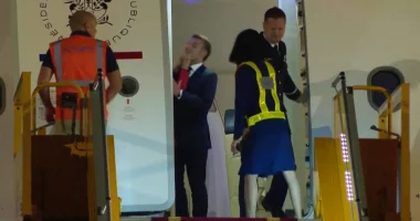 Macron dismisses viral moment with wife as 'joking around' after disinformation claims backfire
