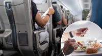 Man charged after allegedly touching passenger, their food on plane