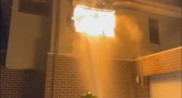 Man ruled out as suspect in house blaze as children, mother fight for life
