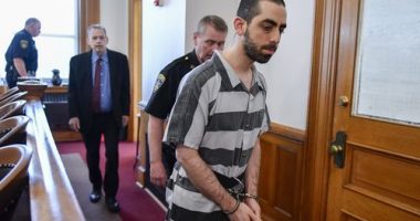 Man throws final insults as he is jailed for 25 years for stabbing famous author