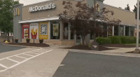 Exterior view of a McDonald's restaurant.