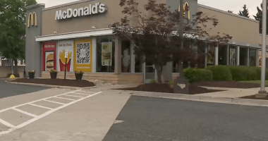 Exterior view of a McDonald's restaurant.