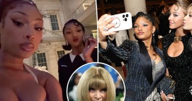 Megan Thee Stallion, Halley Bailey among stars who broke Anna Wintour's strict no-phones rule at 2025 Met Gala