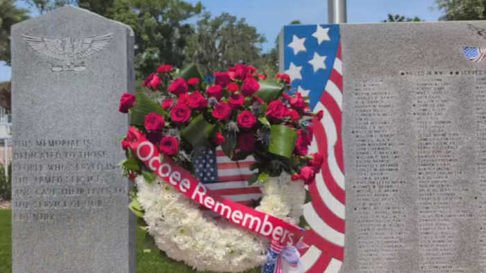Memorial Day ceremony in Ocoee marked by personal reflections, military honors