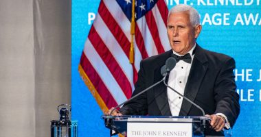 Mike Pence receives JFK Profile in Courage Award for January 6 actions
