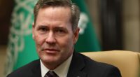 Mike Waltz, U.S. National Security Advisor, during a meeting in Riyadh, Saudi Arabia.