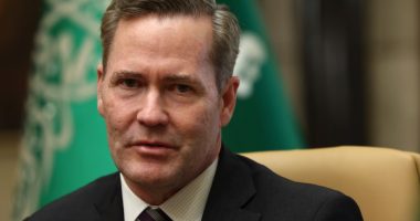 Mike Waltz, U.S. National Security Advisor, during a meeting in Riyadh, Saudi Arabia.
