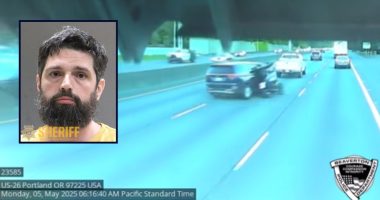 Minivan slams into motorcycle in road rage incident: Cops