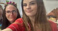 Photo of missing teen Phoebe Bishop with her mother.