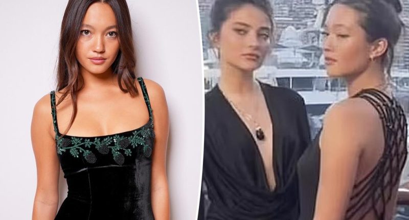 Model Lily Chee under fire for low-cut dress at Monaco Grand Prix