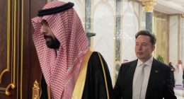 Musk joins Trump on Saudi trip