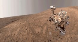 NASA Mars rover snaps a selfie as a Martian dust devil blows by