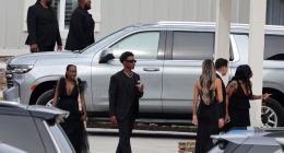 NFL star Travis Hunter and stunning bride Leanna Lenee's wedding shots
