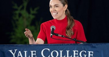 New Zealand has done away with its net zero mission by overturning a ban on drilling for oil and gas first instituted by former Prime Minister Jacinda Ardern (pictured)