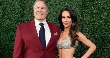 New footage emerges of 'creepy' Bill Belichick's walk of shame as Jordon Hudson's extraordinary ruse for steamy getaway is revealed