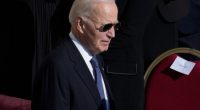 Joe Biden at Pope Francis's funeral.