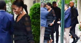 Obamas spotted together on NYC date night