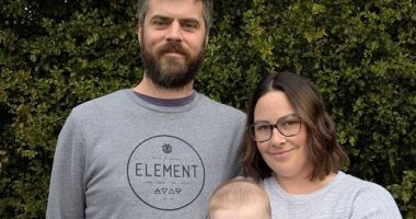 Nikola Cowin, pictured with her baby daughter and husband Matthew Smart, says she was unknowingly signed to a student loan by a misleading recruiter.