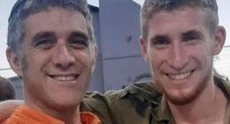 Photo of Aner Shapiro with a friend.