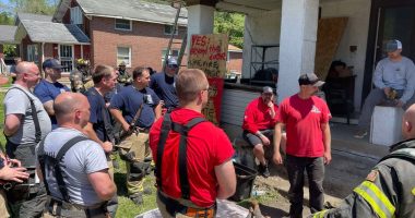 PHOTOS: Fire crews train in Danville, rescue trapped victims
