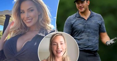 Paige Spiranac roasts Chris Pratt as 'slowest golfer' she's played with