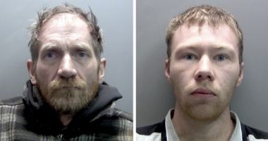 Daniel Graham, left and Adam Carruthers, right