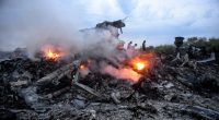 Debris from the Malaysia Airlines Flight 17 crash.
