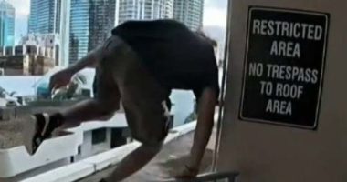An online video has brought to light a series of dangerous stunts by a trio on the Gold Coast.The video, posted to social media, shows the individuals allegedly breaking into the Sands Apartment building before jumping between the roofs of buildings.